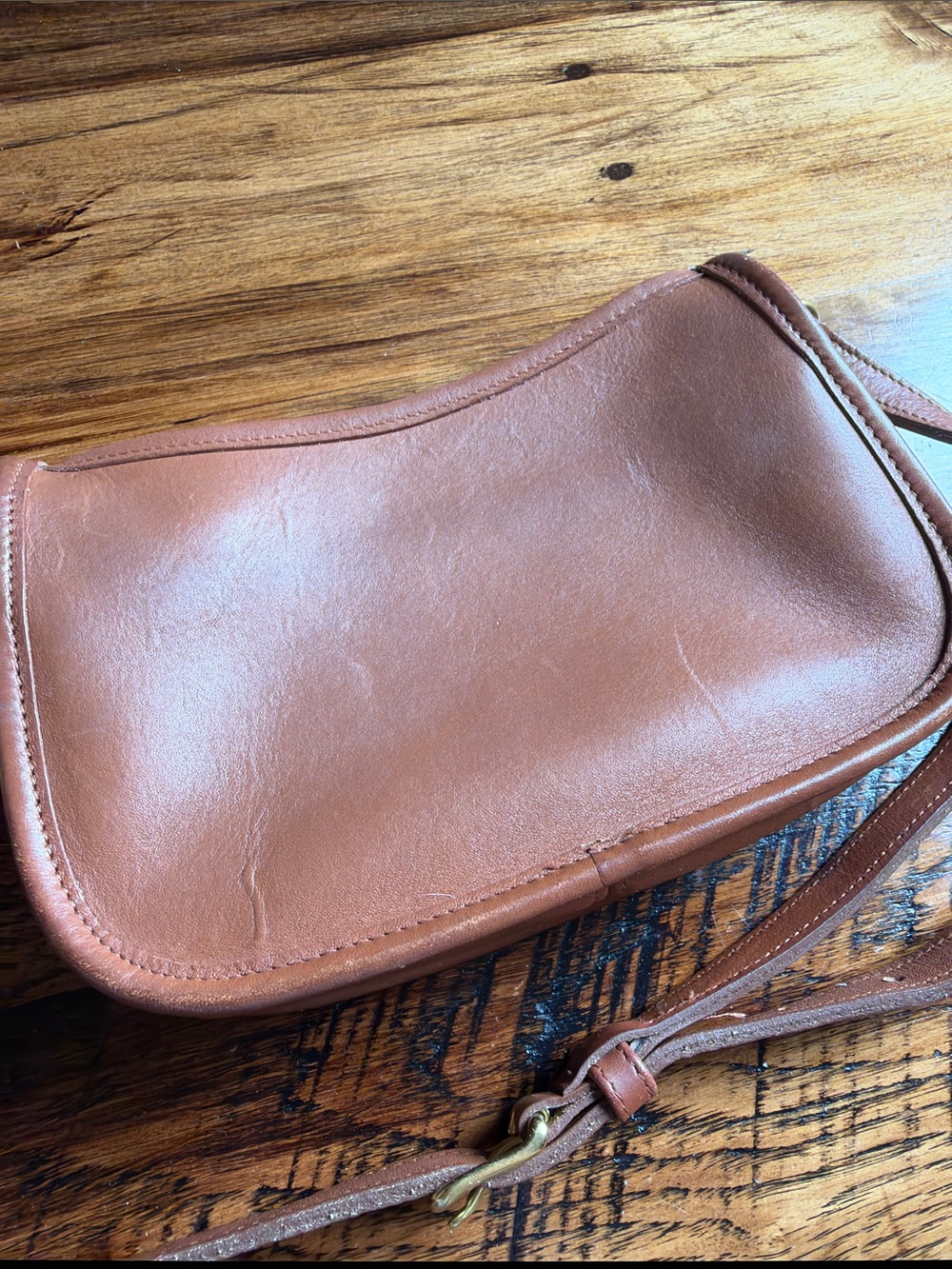 Coach Vintage Wendie Crossbody Bag 9031 in Saddle Excellent Condition - Picture 11 of 12